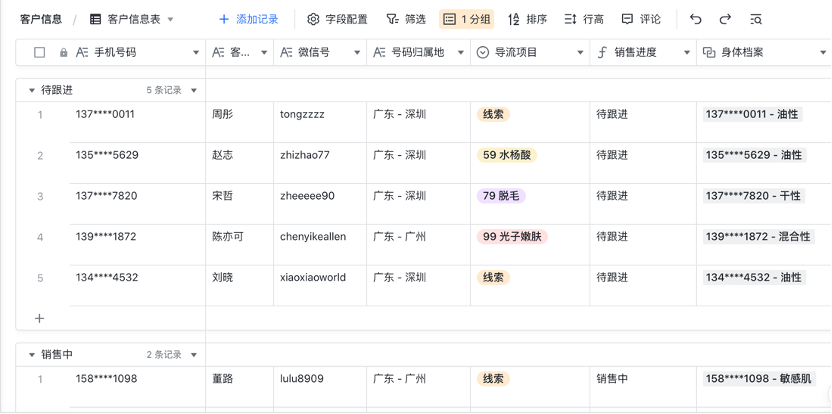 蛋壳肌因 用多维表格打造智慧门店