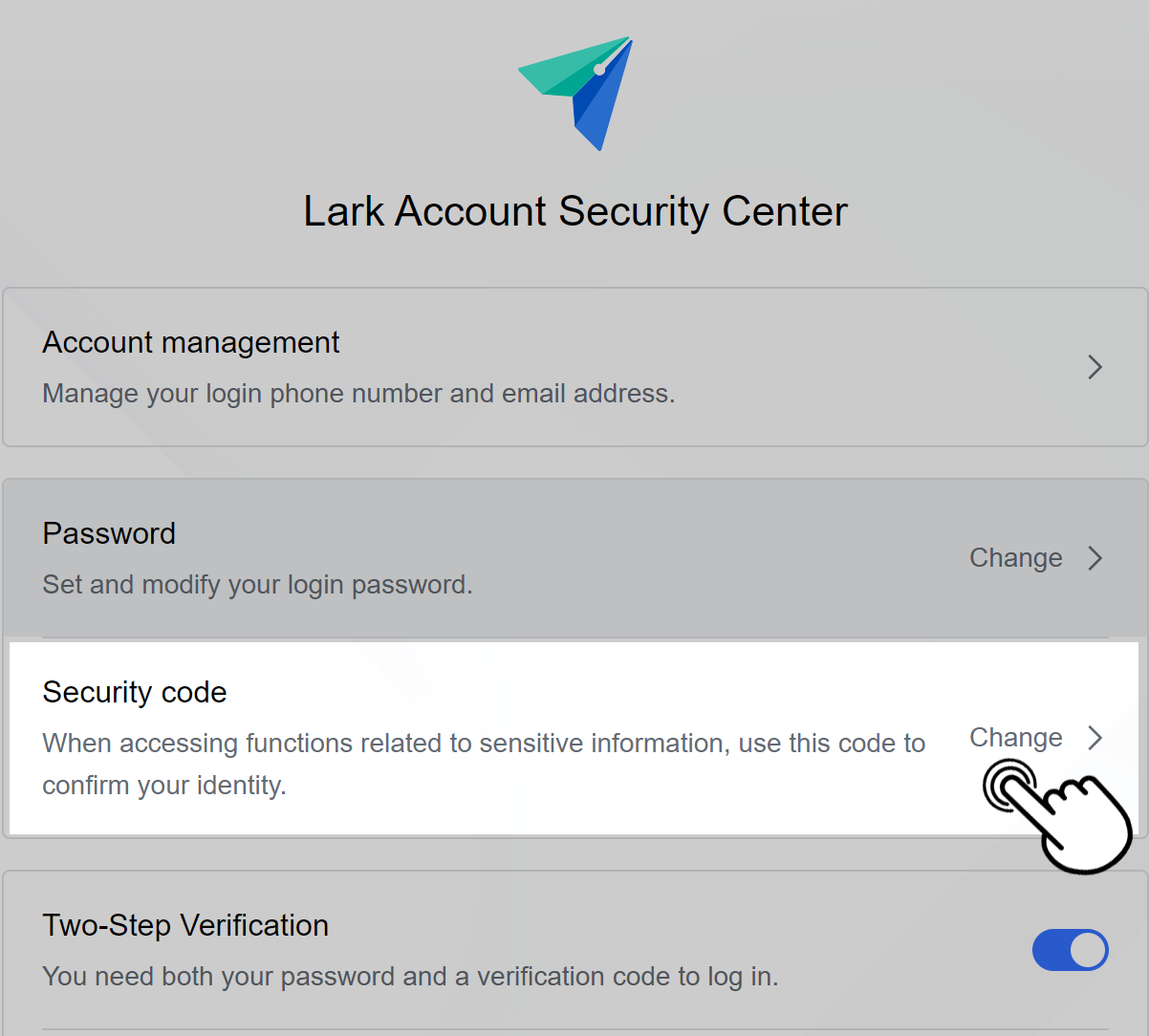 FAQs｜Set up or modify your security code